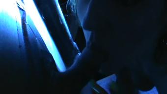 Dark adult theater gloryhole BJ & sex