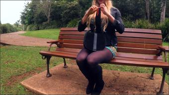 Scarlet Chase Flashing And Toying My Ass In Public