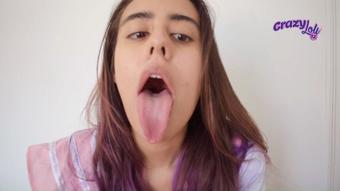 Salmakia Just A Normal Ahegao And Tongue Action