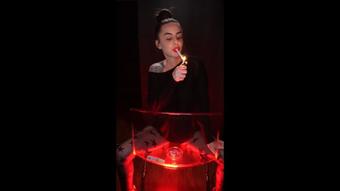 Smoking 100s Wearing Nylons