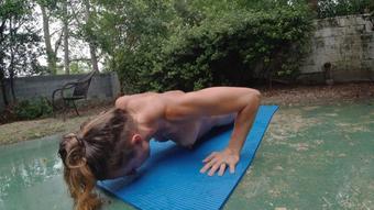 Savage Babe Weightlifts Naked in Rain - June 24, 2020