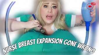 LIVE MEDICAL BREAST EXPANSION - GONE WRONG - April 03, 2024