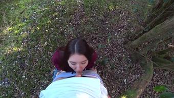 I TURNED HER TO HAVE OUTDOOR FUCK IN A PUBLIC GARDEN - WALDEMARIA