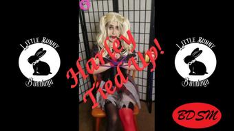 Harley Quinn Ball-Gagged and Chair Tie - Nov 17, 2021