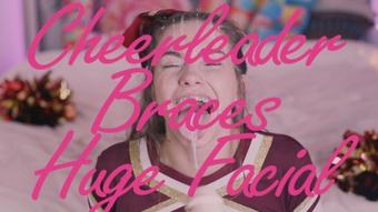 Chroniclove69 Cheerleader With Braces Gets Huge Facial