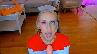 Harley Queen facial pov sucking - September 12, 2022