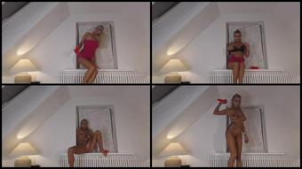Blondefreya New Vibrating Dildo Makes Me Cum Big
