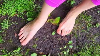 Barefoot Muddy Feet Worship