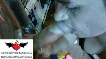 Micky Marks sucks starts my cock again