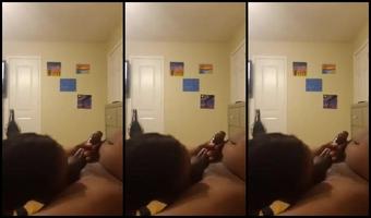 6 minutes of Deep Throat and Balls Sucking