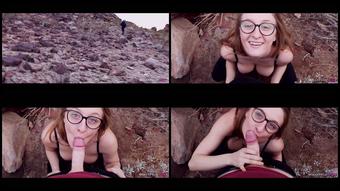 Molly Pills   Big Cum On Glasses Public Blowjob Pov   Manyvids
