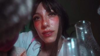 Tiny Frankenstein ASMR cranial nerve exam - August 21, 2024