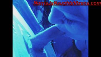 Blond sucks dick then sex & facial