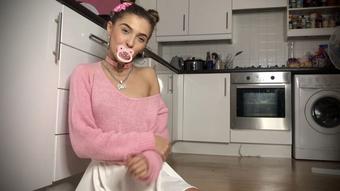 Sucking Paci & Begging For Creampie