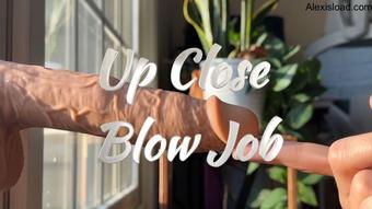 Up Close Dildo Blowjob