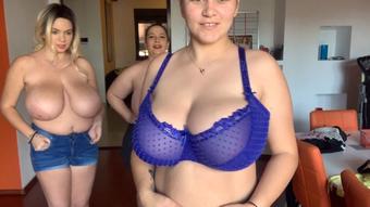 Bra tryout with SweetheartMia and Kitty - December 09, 2019