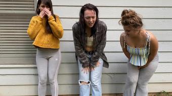 Locked Out 3 Girl Pee Desperation Video