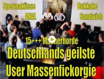 Daynia / Deutschlands geilste UserMassenFickOrgie 15 - 2 Schlampen im GB-Inferno - Anal-Sandwich-Bukkake