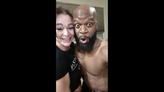 Simone Steele gropes Doc Chocolate's junk - May 09, 2024