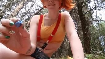 Giantess Misty loves delicious pokemon