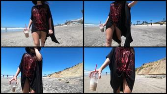 Bottomless Public Beach Walk