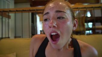 Dripping Sweat Face Close Up Orgasm