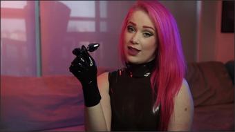 Latex Barbie Popping Your Anal Cherry