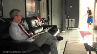 Cameron Gets Lectured While Blowing Dad