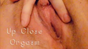 Close Up orgasm and Cum Play