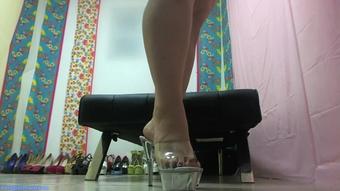 High Heel with Purple Toes Worship - May 11, 2015