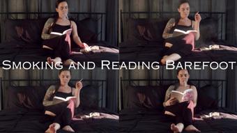 Smoking and Reading Barefoot