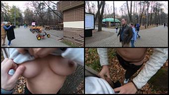 005 Walking Around City Park With Stepsister And Making Public Sex In Forest Redkittycat 1080P