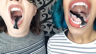 Two mouth gummy swallow - April 15, 2021