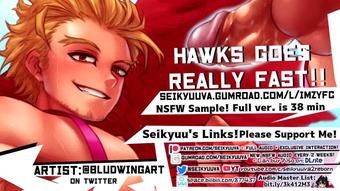 My Hero Academia HAWKS GOES REALLY FAST!!! - Female Pronouns art:bludwingart