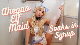 Ahegao Elf Maid Soaks in Syrup - October 18, 2020