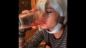 Bubbly Lunch Date with Sinon