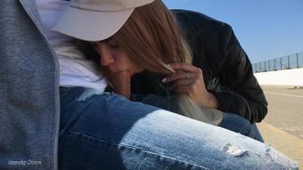 Babe Was Surprised To See Guy Jerking Off Dick In The Park :)