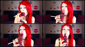 Candystart Smoking Blowjob Vampire Cock
