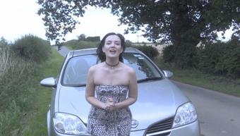 Open Leg Peeing on the car - January 19, 2025