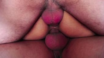 Hardcore queen: BJ, DP fuck & CUM