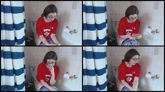 Canadiansammy Sammy Goes Number Two On The Toilet 2015 07 06