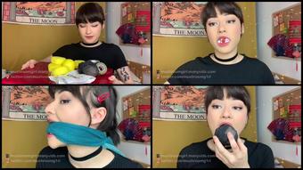 Mushroomgirl Kinda Goth Asian Girl Gags Herself Manyvids