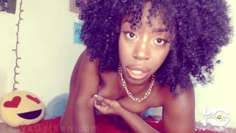 Ebony Ass Worship Tease  Denial Non-Nude