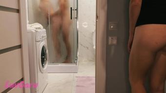 Watching Like My Stepfather And Mom Making A Baby In The Shower