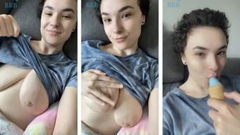 Boob and Ice Cream fun