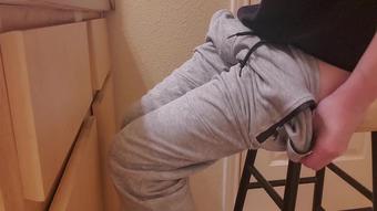 My boss did't Let me go Restroom during Conference and finaly Pee Wetting