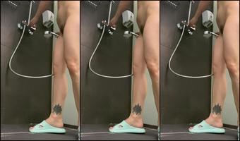 // I take you with me to the women's locker room and shower // Part 1 // [4k]