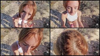 Hannahjames710 Pov Risky Beach Swallow