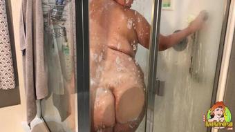 Dawn Marie Soaped Up In The Shower