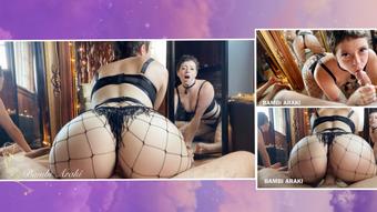 Teen In Fishnets Rough Fuck